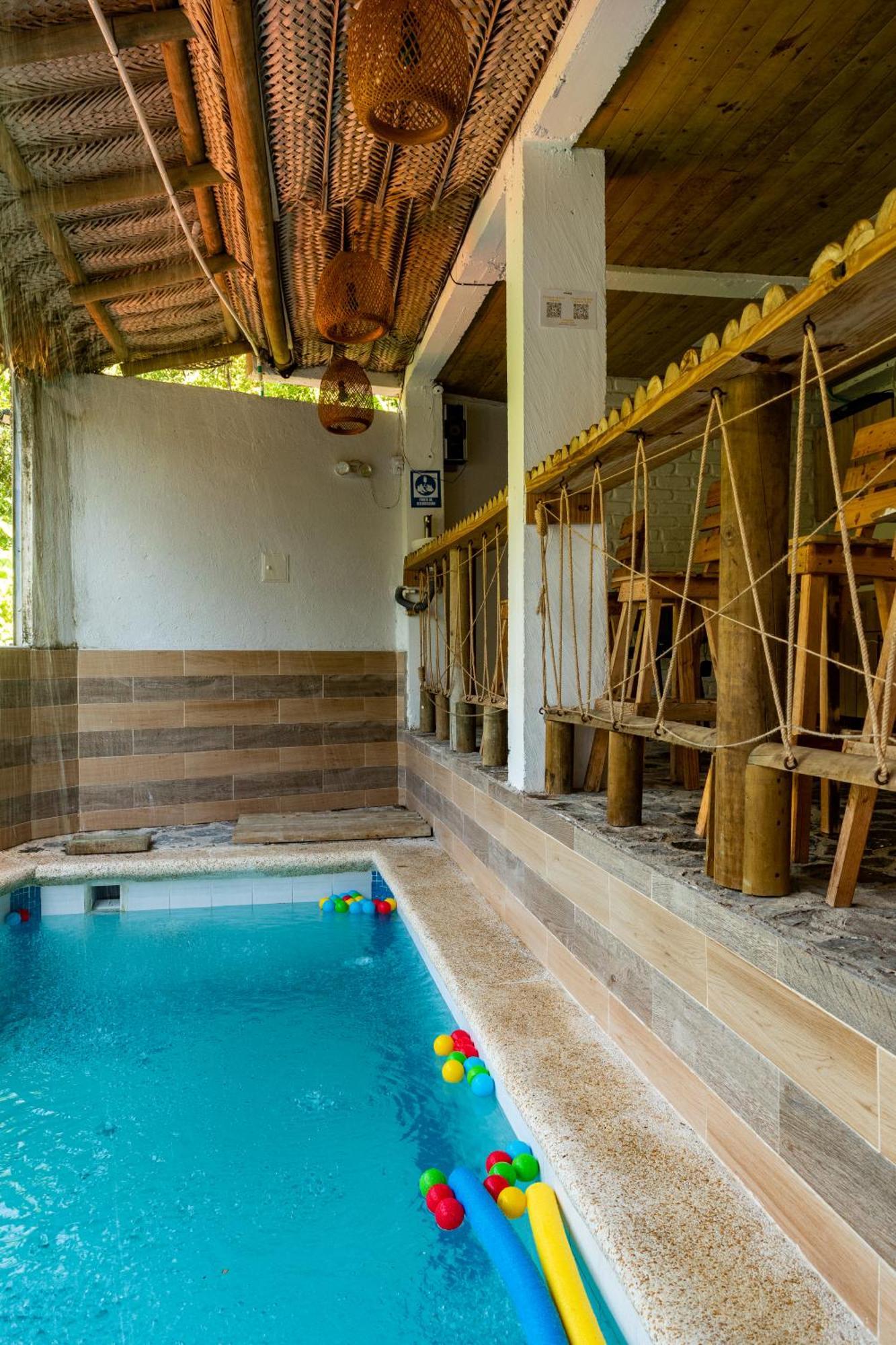 Cabana Mirador Del Bosque, Sector Parque Tayrona 圣玛尔塔 外观 照片